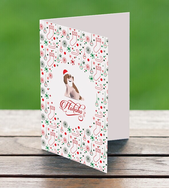 Holiday Greeting Card Template PSD