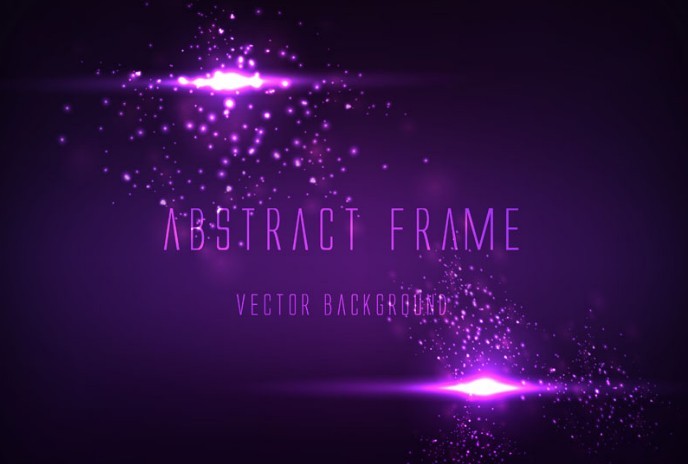 Abstract Purple Frame Background Vector