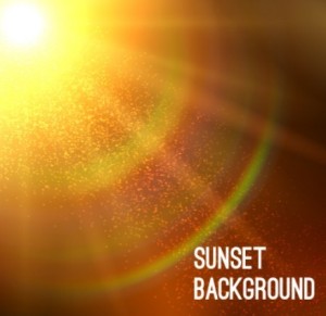 Sunset Background Vector