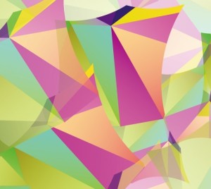Colorful Abstract Triangles Background Vector