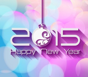 Happy New Year 2015 Vector Background