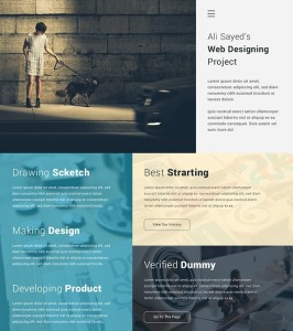 Creative Minimal Business Agency Web Template PSD