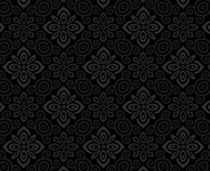 Seamless Dark Floral Pattern Vector