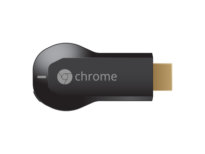 Chromecast Vector Mockup