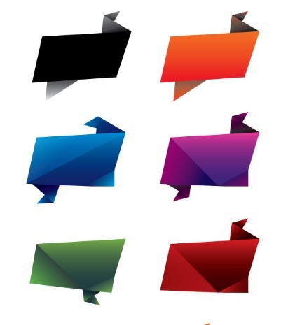 Creative Banner Set Vector
