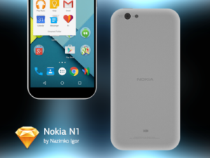 Nokia N1 Template Sketch