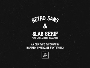 Retro Font Family