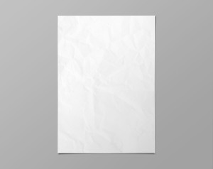 Blank Poster Mockup Template PSD