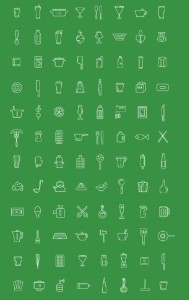 96 Kitchen Vector Icons
