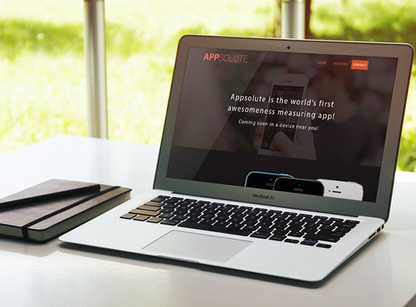 APPSOLUTE Landing Page Template PSD