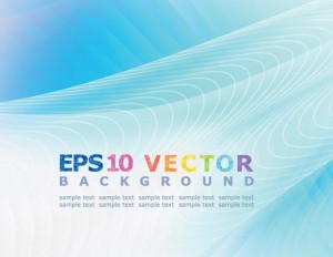 Blue Abstract Vector Background 03