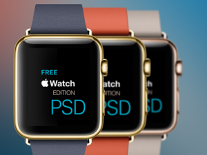 Apple Watch Edition Templates PSD