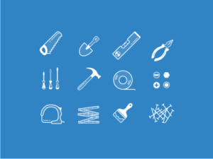 12 Tools Icons Vector