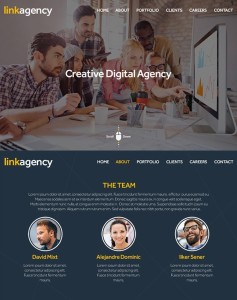 Link Agency Template PSD