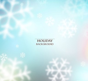 Holiday Snowflakes Background Vector