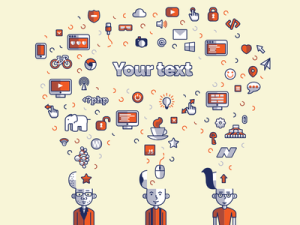Creative Icons Pattern Vector 02