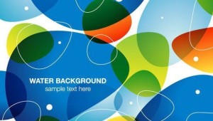Abstract Water Background Vector