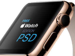 Apple Watch Edition Template PSD