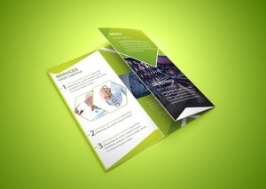 Tri-fold Corporate Brochure PSD