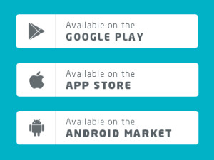 App Store Buttons PSD