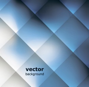 Blue Gradient Geometric Background Vector