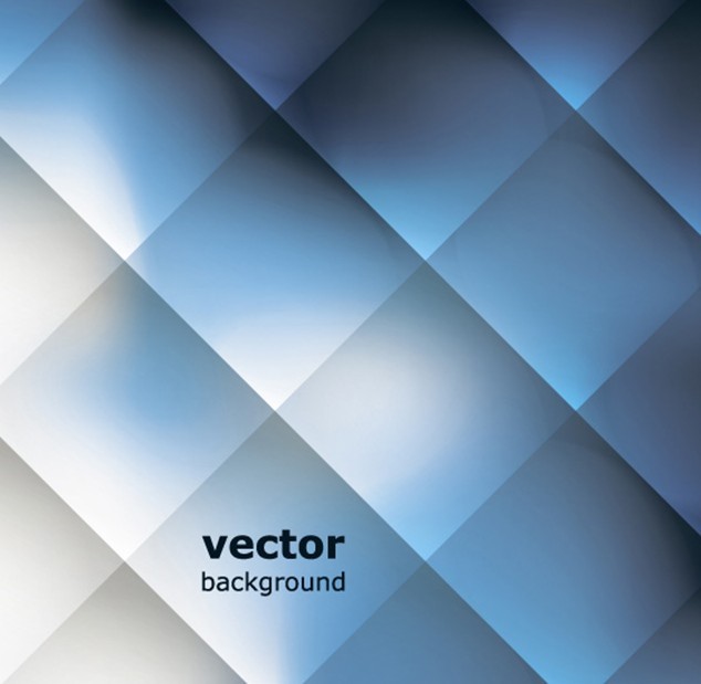Blue Gradient Geometric Background Vector