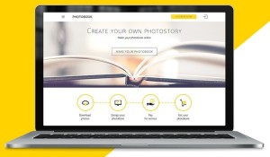 Photobook Landing Page Template PSD