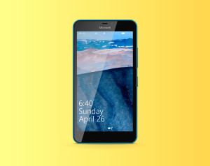 Lumia 640 XL Vector Template