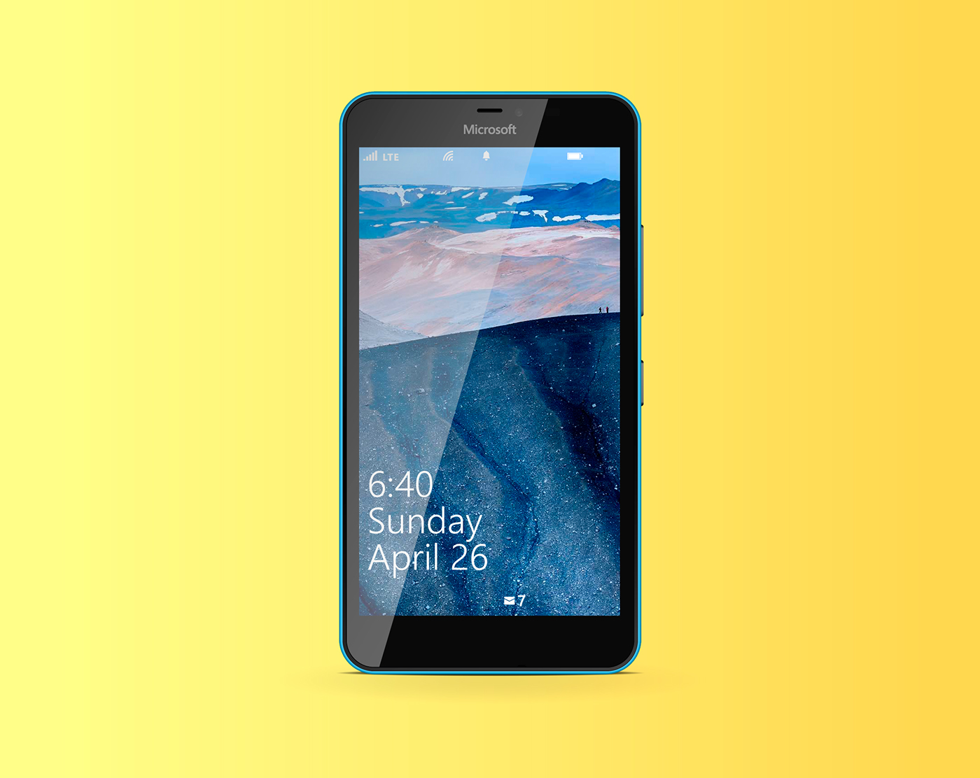 Lumia 640 XL Vector Template