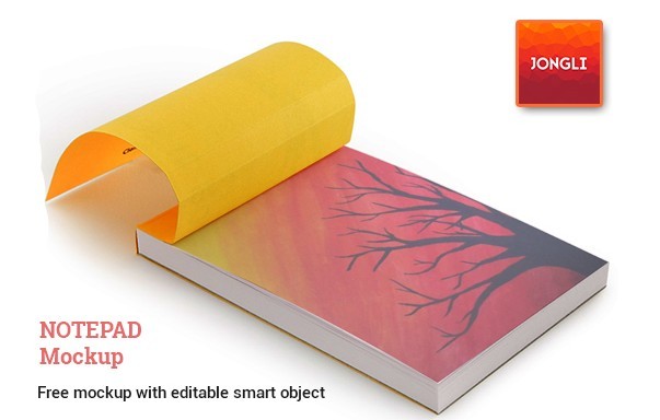 NotePad MockUp PSD