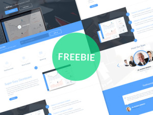 WOWStream Flat Landing Page UI Design