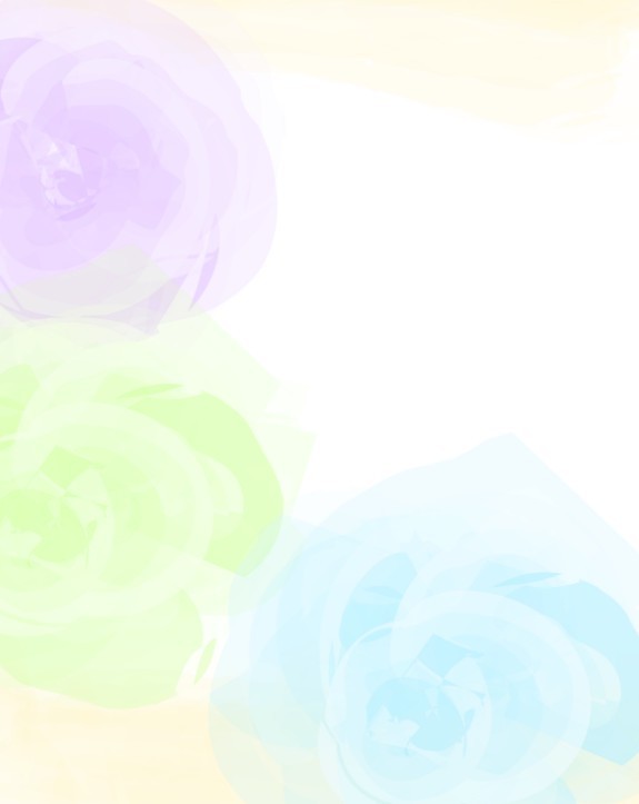 Watercolor Flower Background Vector