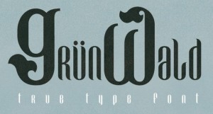 GRÜNWALD Font