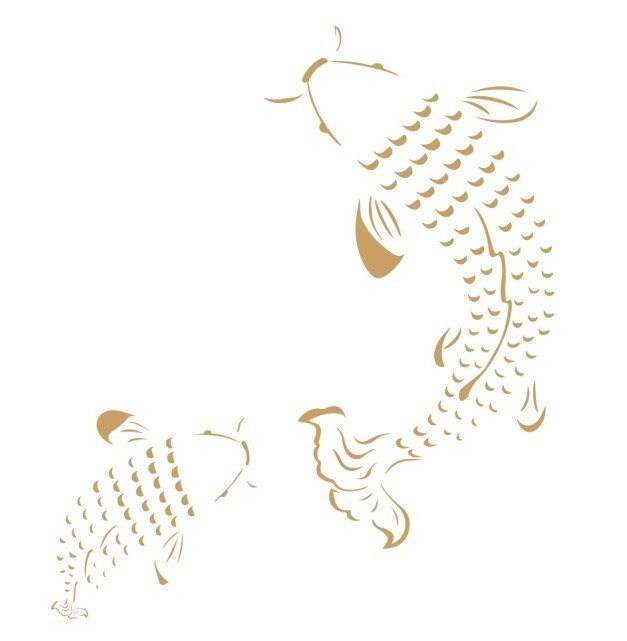 Vintage Fishes Vector Illustration