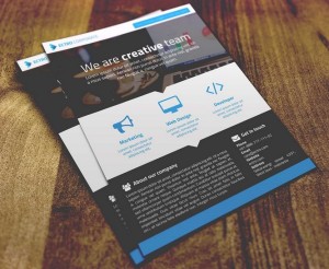Ectro Corporate Flyer PSD Template (3 Colors)