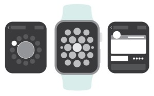 Apple Watch Wireframe Kit Vector
