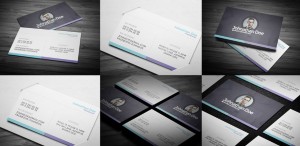 Personal Business Card Mockups PSD