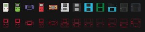 Flat Nintendo Icon Set