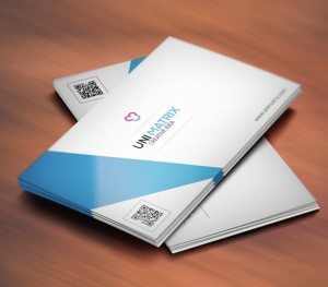 Simple Clean & Creative Business Card Template PSD