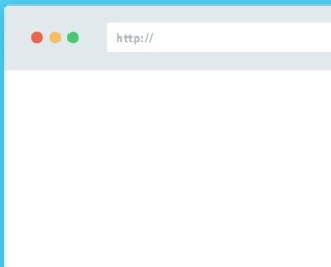 Super Flat Browser Template PSD