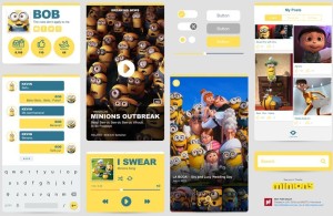 Minions UI Kit PSD