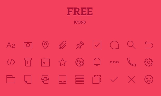 27 Line Icons Vector