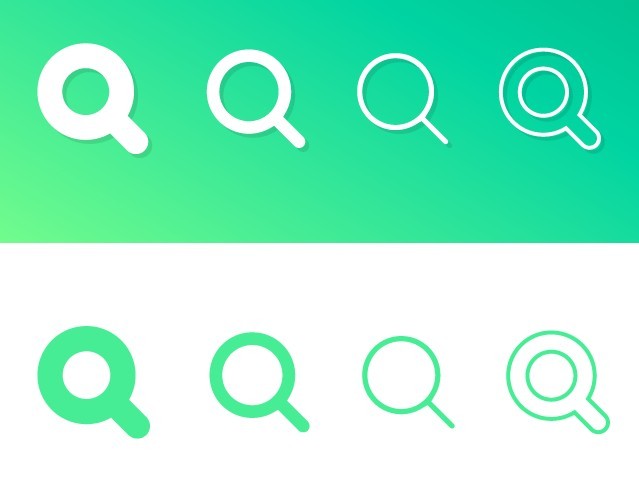 Search Icons Vector
