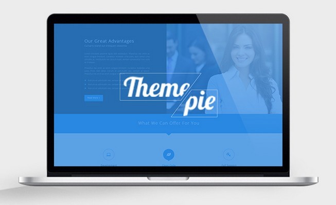 Themepie One Page PSD Web Template