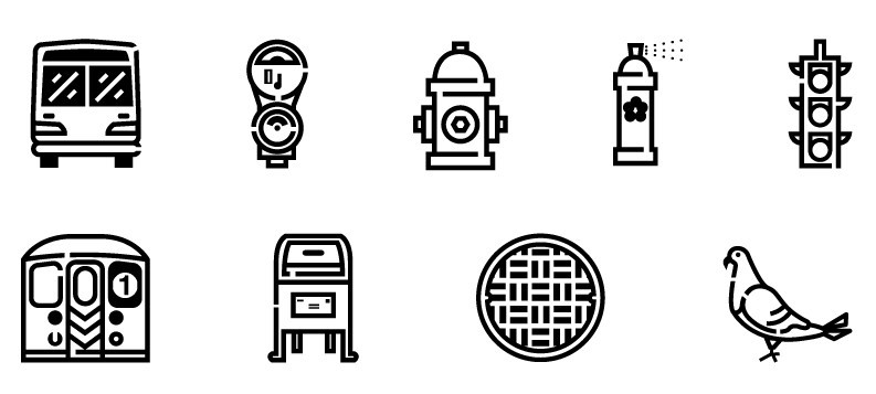 Urban Vector Icon Set