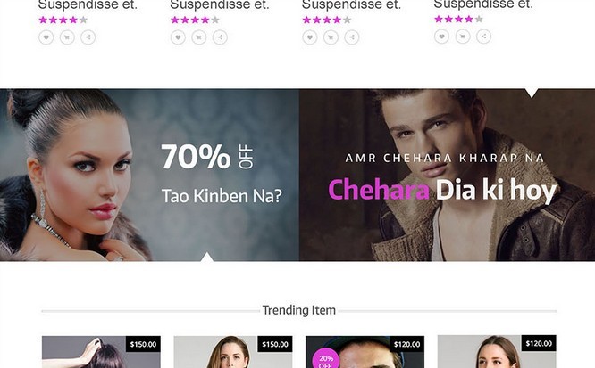 Fashion E-commerce Web Template