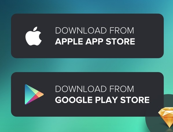 App Download Buttons Badges For Sketch