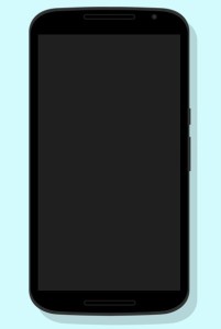 Google Nexus 6 Flat Mockup PSD