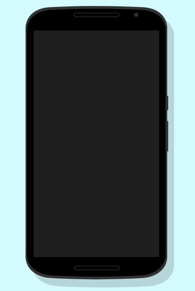 Google Nexus 6 Flat Mockup PSD