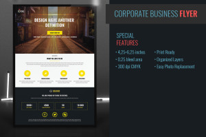Corporate Business Flyer Template PSD